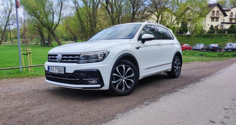 Volkswagen Tiguan cena 108900 przebieg: 180000, rok produkcji 2019 z Kraków małe 379